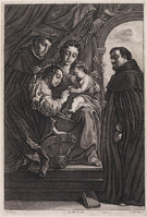 KG 05652
<br/>
Mystiek huwelijk Catharina en Petrus martelaar
<br/>
<em>Boel, Quirin (1620-1668)</em>